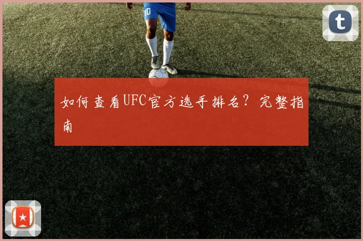 如何查看UFC官方选手排名？完整指南