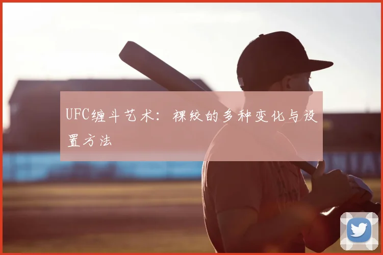 UFC缠斗艺术：裸绞的多种变化与设置方法