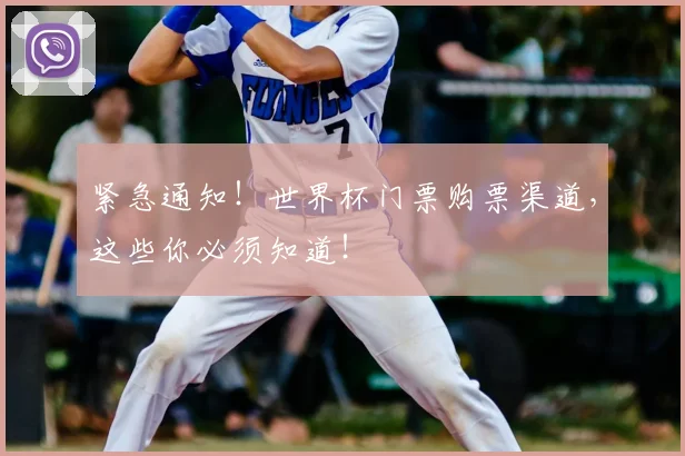 紧急通知！世界杯门票购票渠道，这些你必须知道！